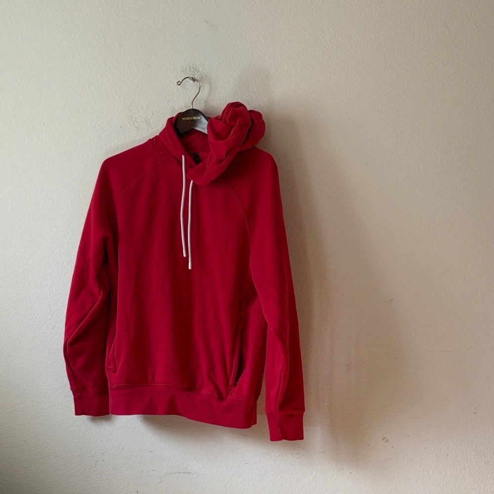 Red Hoodie with Drawstring